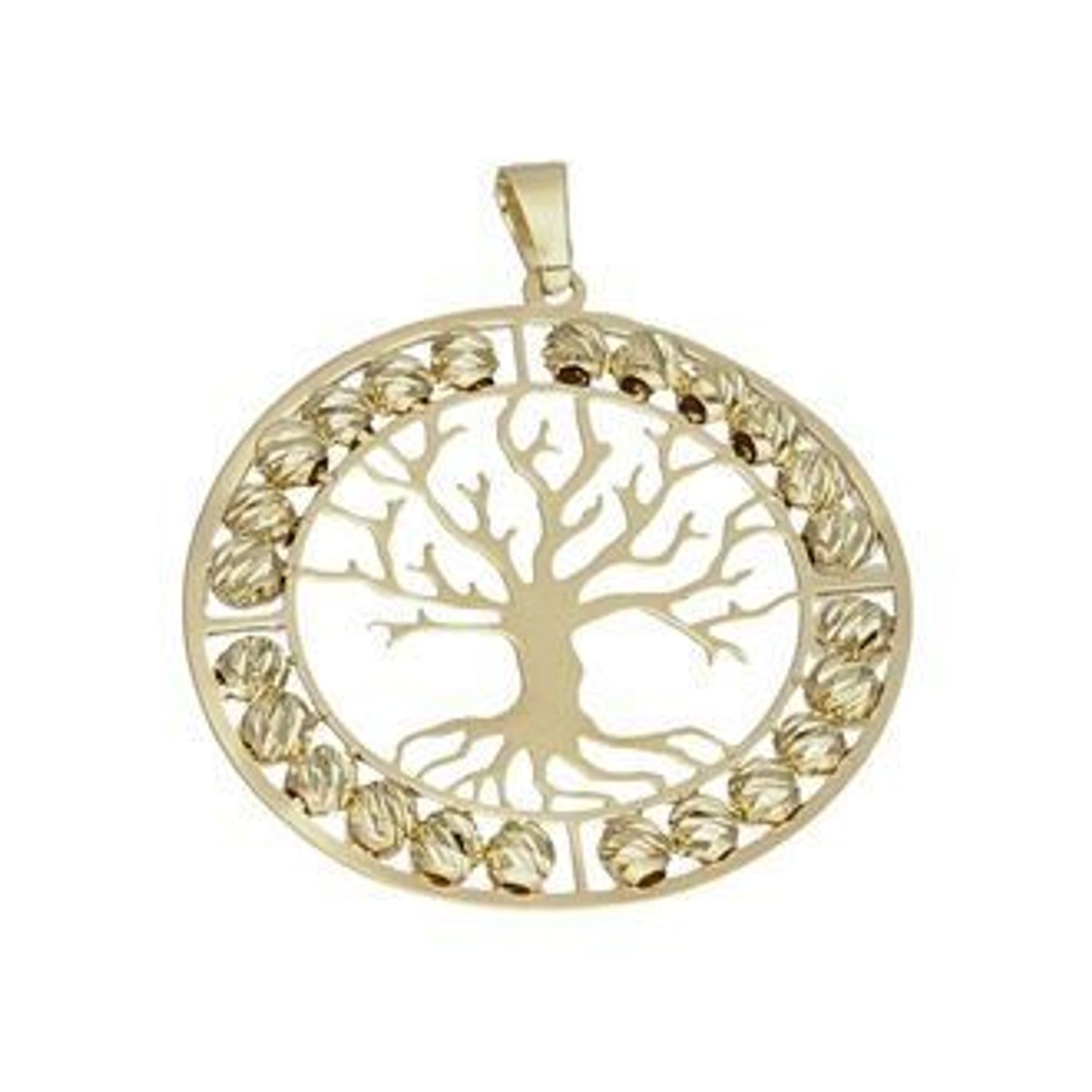 Złota zawieszka pr 333 drzewko szczęścia ZA 6331 333. Złota zawieszka w kształcie drzewka na szczęście ozdobiona grawerowanymi kuleczkami. Elegancki wisiorek wykonany z próby 333 żółtego złota. Ta unikalna biżuteria, która zachwyci każd.jpg